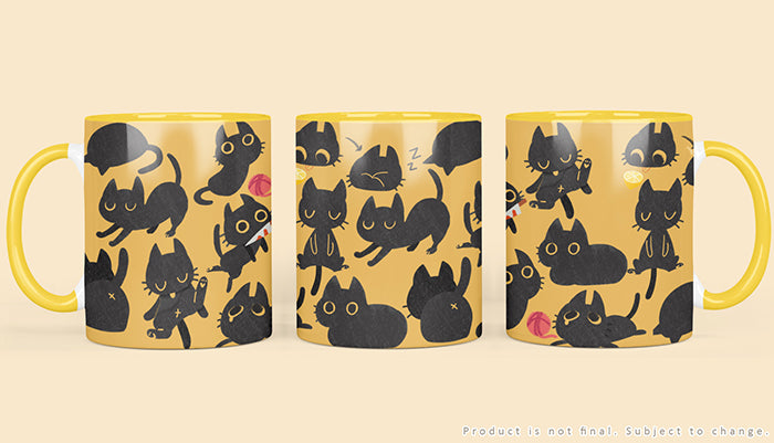 Potato Black Cat Mug