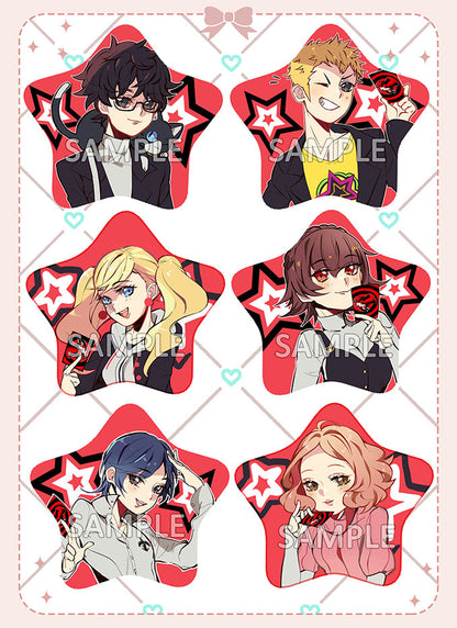 Persona 5 Star Buttons