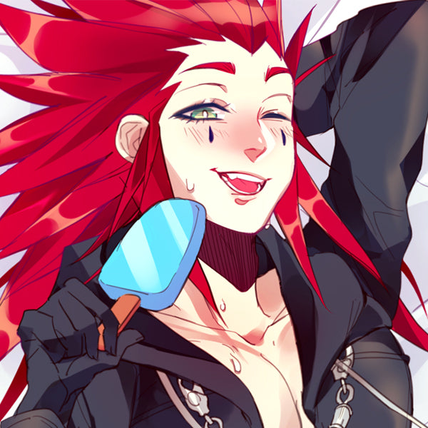 Kingdom hearts Axel body pillow