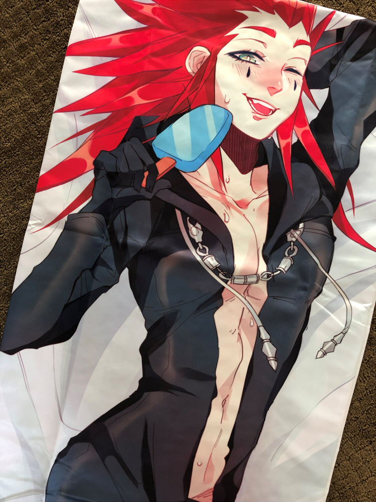 Kingdom hearts Axel body pillow