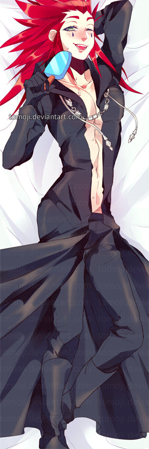 Kingdom hearts Axel body pillow