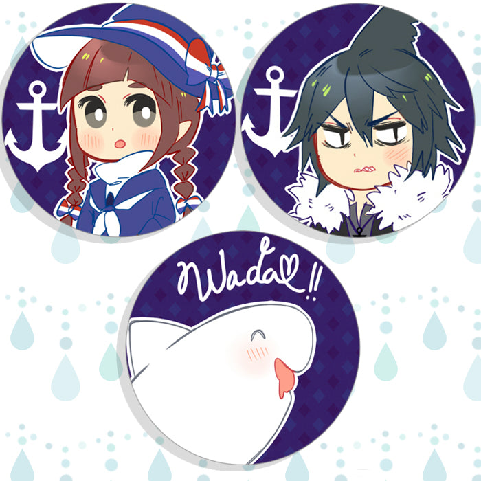 Wadanohara and the Great Blue Sea Large Round Button