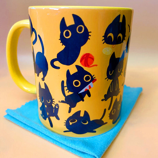 Potato Black Cat Mug